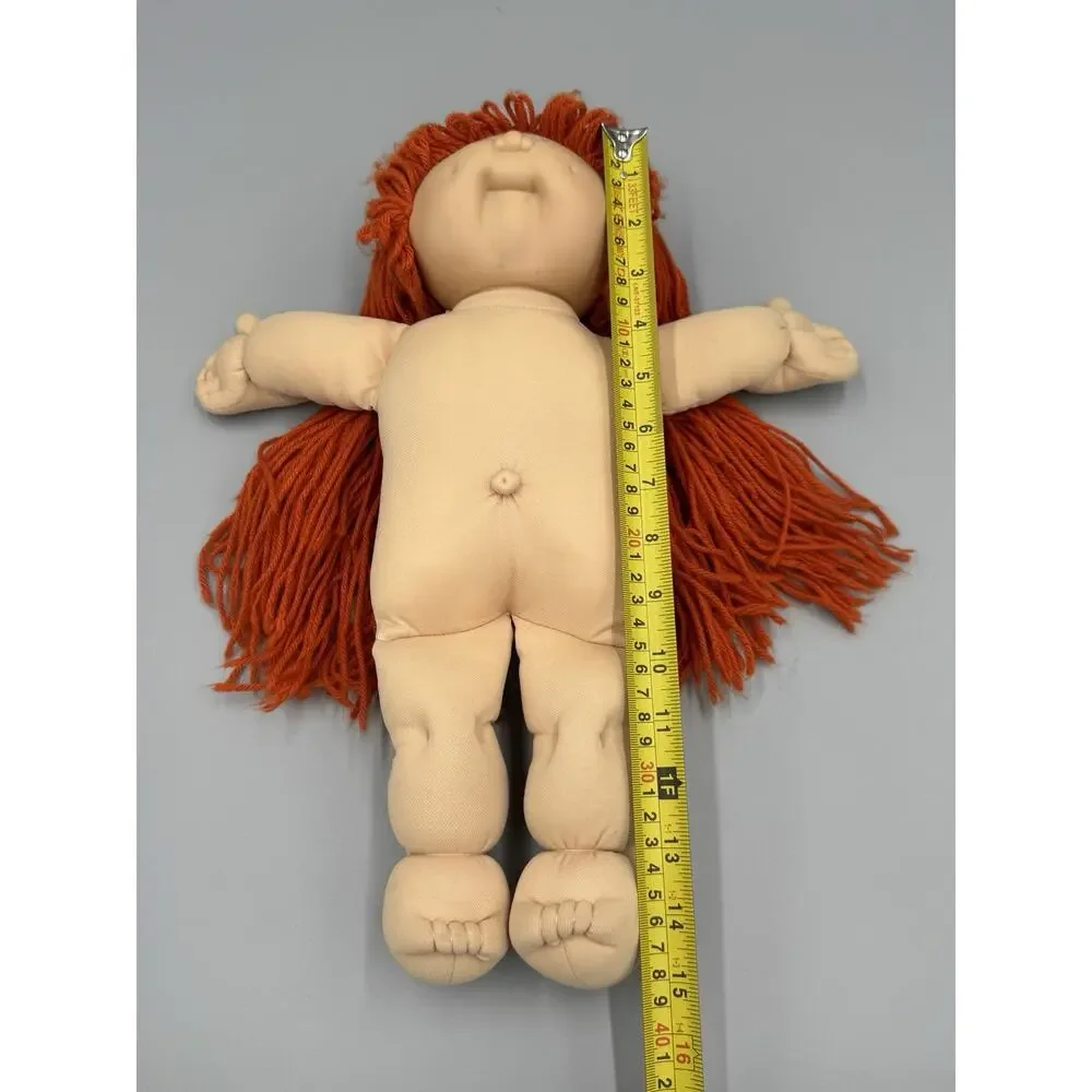 Vintage 1982 Cabbage Patch Kids Doll Red Orange Hair Blue Eyes Dimples Caleco